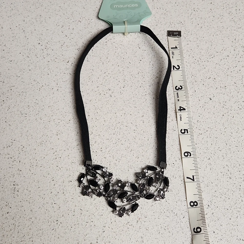Maurices NWT Black Bling Statement Fashion Stretch Headband